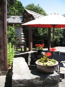 Seasonal Views of the Zen Garden Patios & Zen Bath